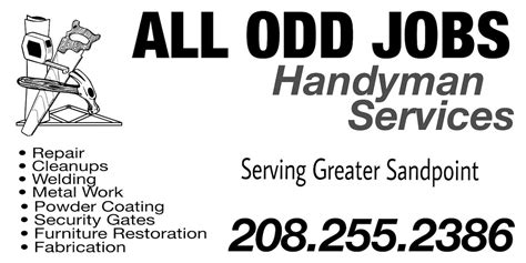 ODD JOB HANDYMAN SERVICES .